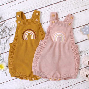 Rainbow Sweater Romper