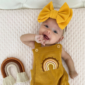 Rainbow Sweater Romper