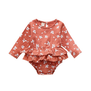 Flora Ruffle Romper