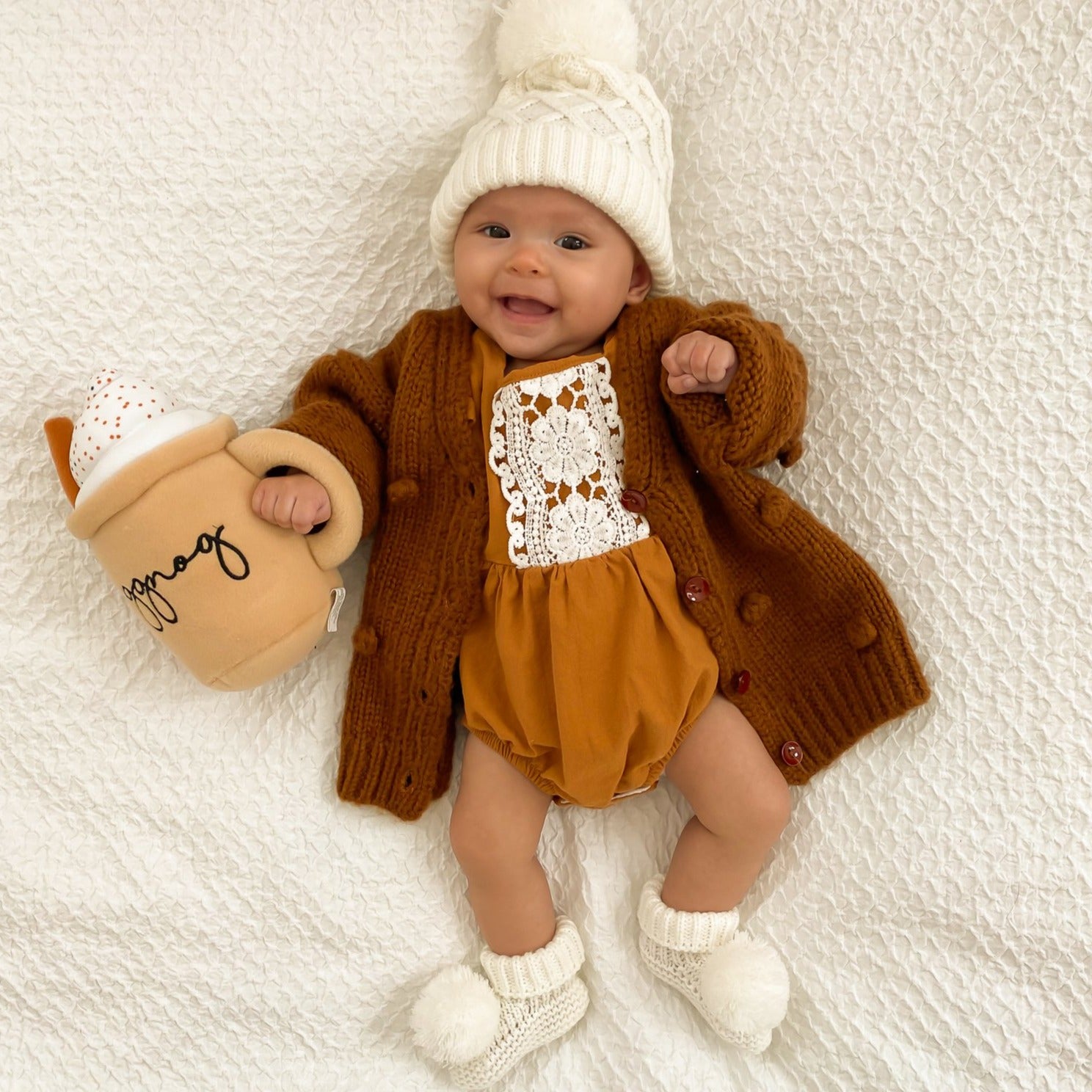 Chunky Knit Cardigan For Babies and Toddlers - Meadow Ivy