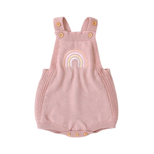 Rainbow Sweater Romper