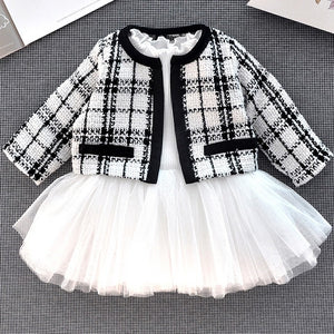 Coco Tweed Jacket & Tutu Dress Set