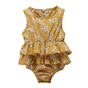 Garden Double Ruffle Romper