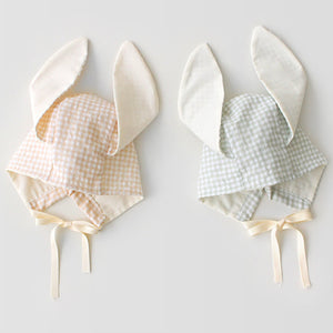 Gingham Bunny Romper Set