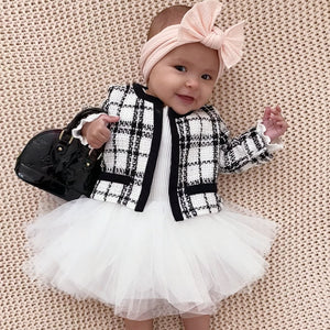 Coco Tweed Jacket & Tutu Dress Set