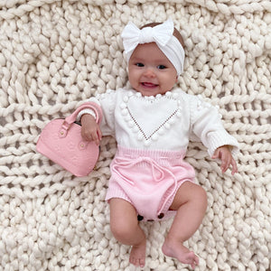 Hearts Sweater Romper