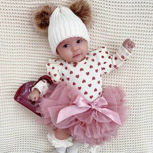 Heart Flutter Sleeve Onesie
