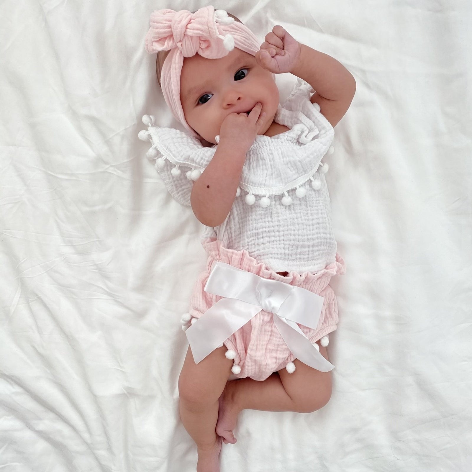 PomPom Bloomer Baby Set