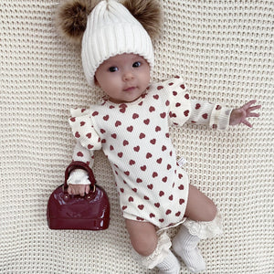 Heart Flutter Sleeve Onesie