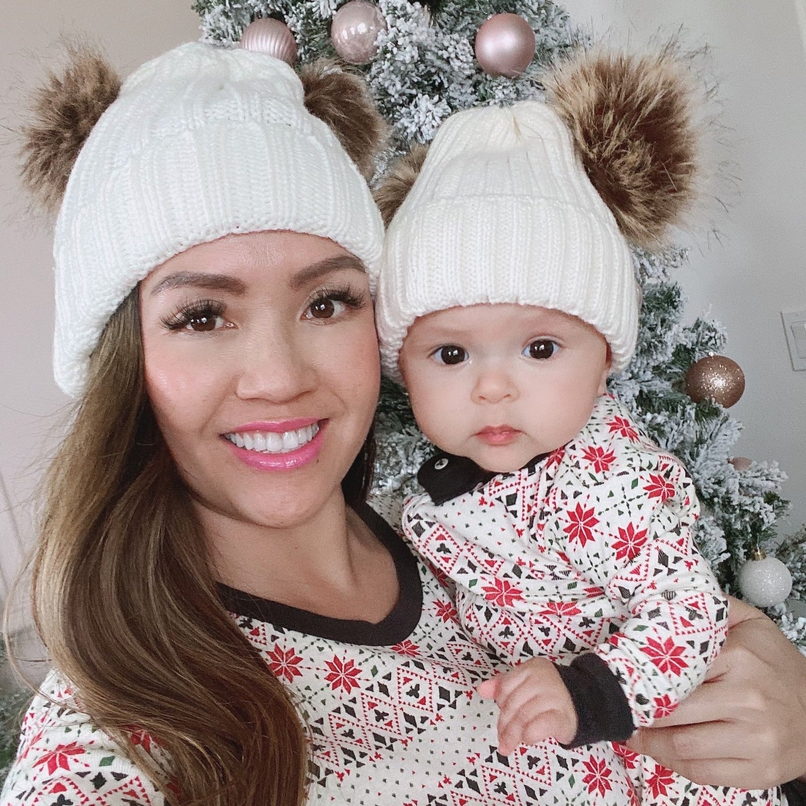Mommy & Me Pompom Beanies