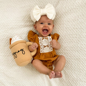 Butterfly Sleeves Trim Romper