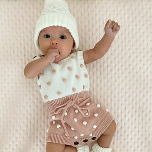 Polka Bobble Romper