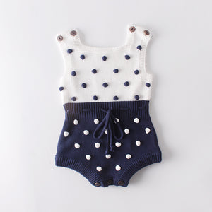Polka Bobble Romper
