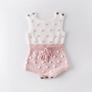 Polka Bobble Romper