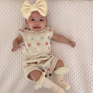 Polka Bobble Romper